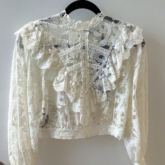 The Kooples Tops - THE KOOPLES LACE TOP NEW WITH TAGS SIZE 3